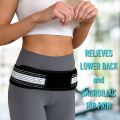 Waist Sacroiliac Hip Belt Si Joint Support Belt Hip Brace for Alleviates Sciatic, Pelvic, Lowe Back, Lumbar, Sacral Nerve Pain. 