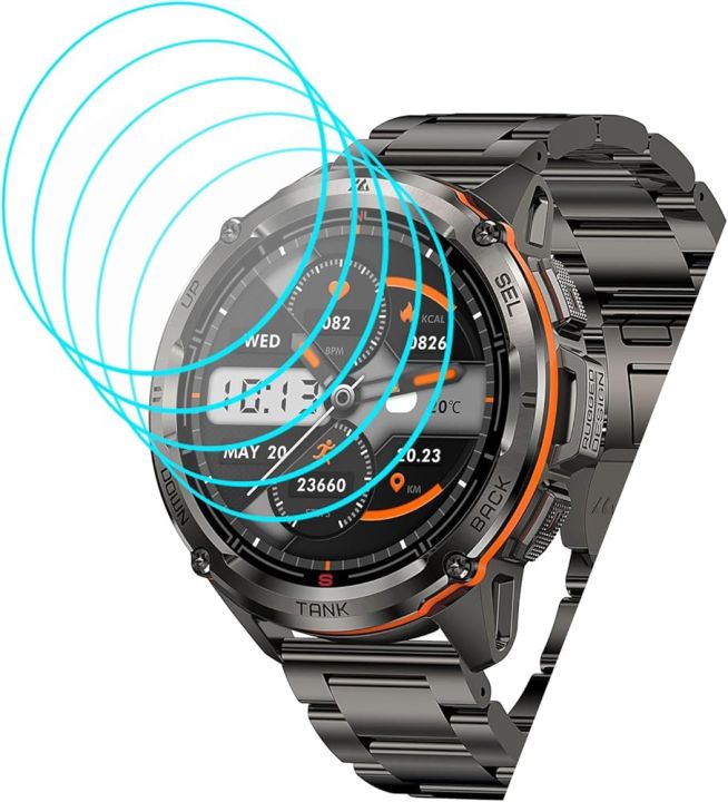 For KOSPET TANK T3 Ultra 2 Tempered Glass Screen Protector for Smart Watch