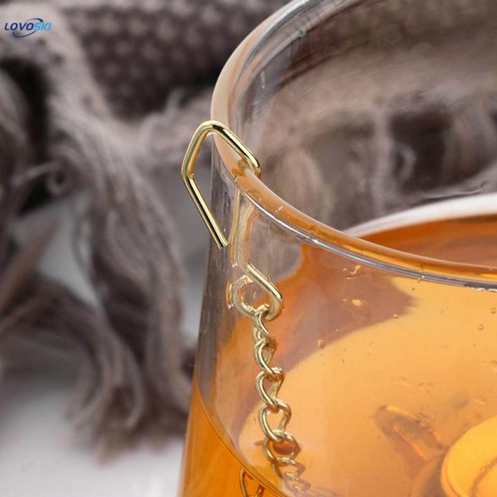 Tea%20Infuser%20with%20Chain%20Spice%20Leaf%20Filter%20Mesh%20Tea%20Strainer%20Multipurpose%20Reusable%20for%20Tea%20Room%20-%20Image%204