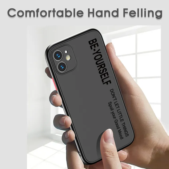UCUC%20for%20Infinix%20Note%2030%204G%205G%20Back%20Cover%20By%20Yourself%20Word%20Frosted%20Transparent%20Hard%20Phone%20Case%20Thin%20Shockproof%20Full%20Cover%20Camera%20Protect%20Case%20-%20Image%204
