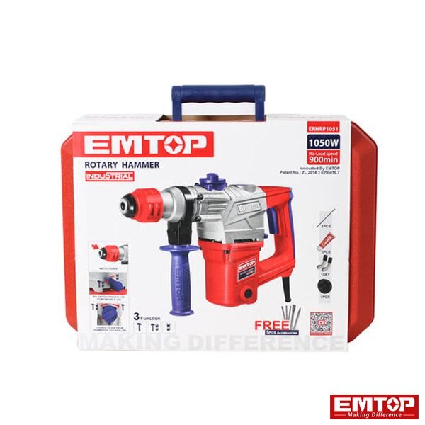 Emtop%20Rotary%20Hammer%20Drill%2026mm%20(1050W)%20%20ERHRP1052%20-%20Image%202