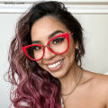 Professional TR90 Blue Light Blocking Reading Glasses European American Fashion Cat Eyeglasses Frame ins Flat Mirror 2023 New.