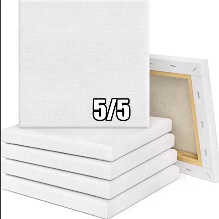 White Mini Canvas 5x5 inch - 1 Pcs | Daraz.com.bd