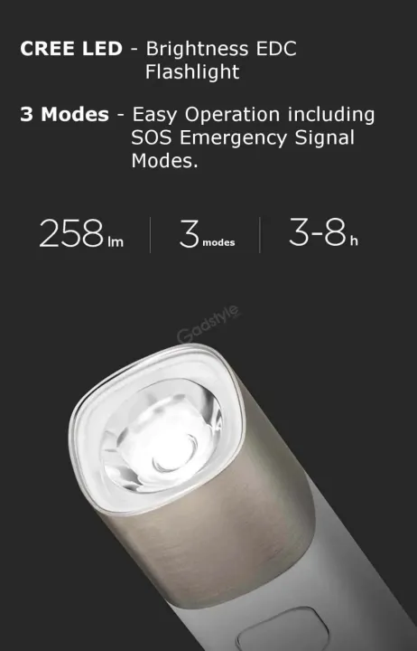 Xiaomi_SOLOVE%20X3%20USB%20Flashlight%203000mAh%20Power%20Bank%20-%20Image%206