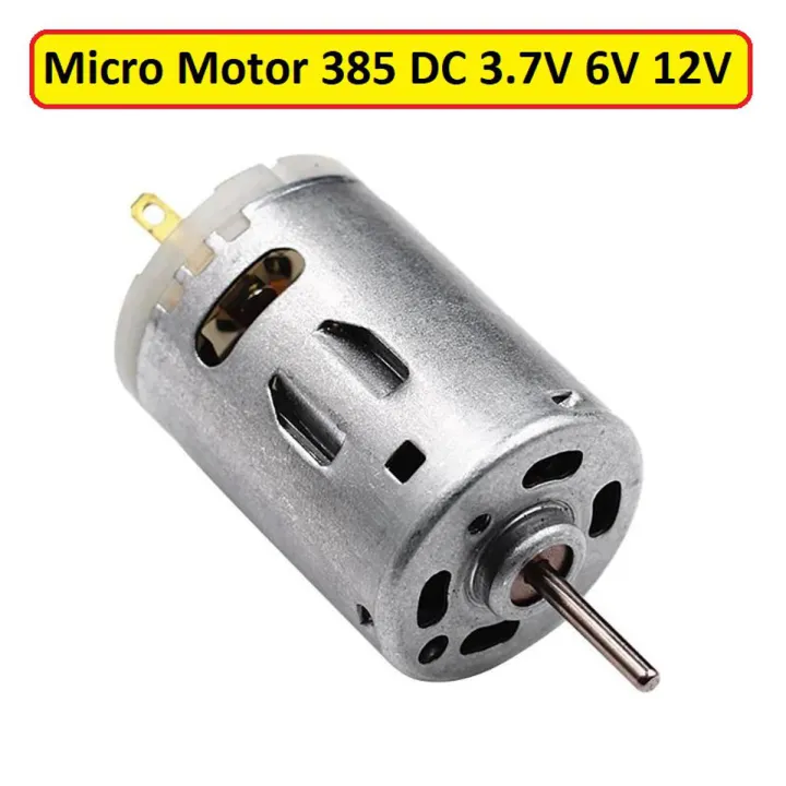 385 MOTORS Micro Motor 385 DC 3V 6V 12V For Toy Car Boat Electric Motor Bicycle Drill Vacuum Cleaner Household Hair Dryer Electric Tools
