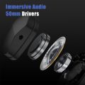 NUBWO G06 Wireless Gaming Headset for PS5 PS4 PC Laptop Over Ear Headphones with Mic 2.4G BT Wireless/Wired Headset for Games. 
