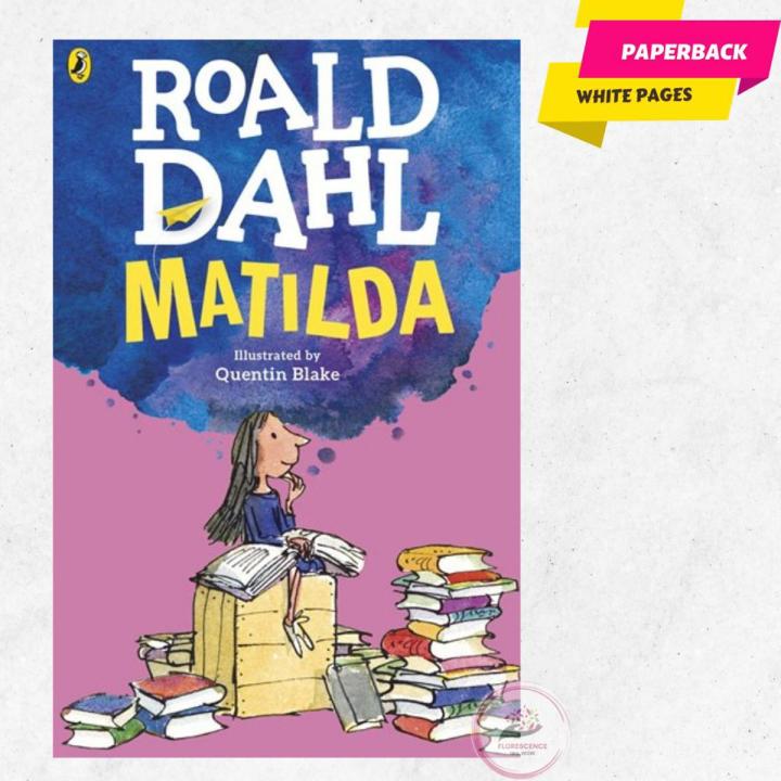 Matilda by Roald Dahl -White - Paperback