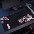Large Gaming Mouse Pad XXL Sakura Desk Mat Computer Keyboard Mat Pink Cherry Blossom Mouse Mat Big Mousepad Gamer 300x800 Carpet.