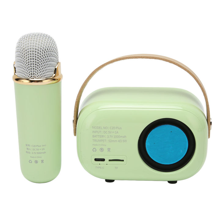 Wireless Microphone Speaker System Rechargeable Bluetooth Mics Speaker For  Home
