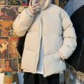 Men Harajuku Colorful Bubble Coat Winter Jacket Men Streetwear Hop Parka Korean Cotton Jackets Couples warm Cotton coat.