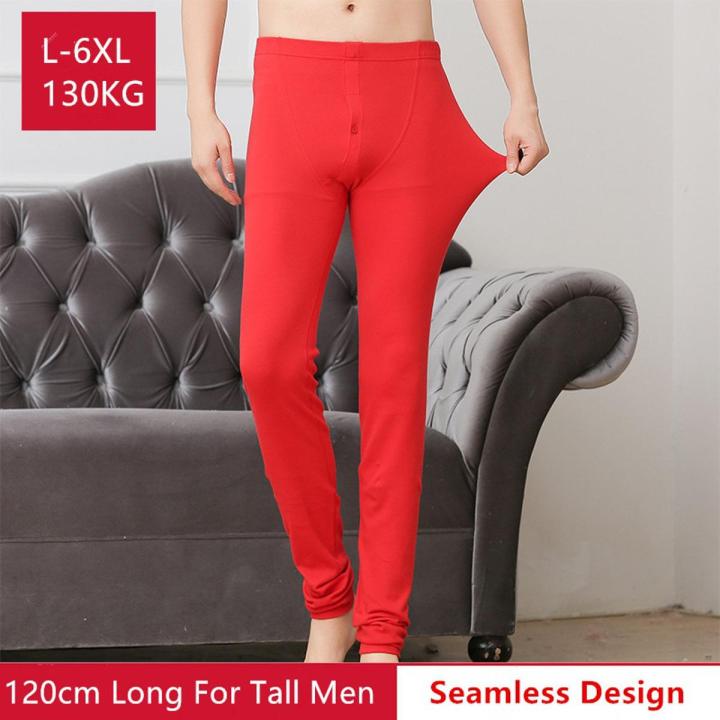 Extra Long Johns 120CM Plus Size 4XL 5XL 6XL 130KG Men s Winter Thermal Underwear Autumn Legging Homme Elastic Male Render Pants Daraz .bd