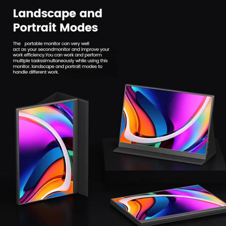4K%20Portable%20Display%20External%20Second%20Display%20USB%20C%20Full%20Featured%20HD%20Multimedia%20Interface%203840x2400P%20Support%20Wall%20Mount%20for%20Work%20for%20Phone%20-%20Image%203