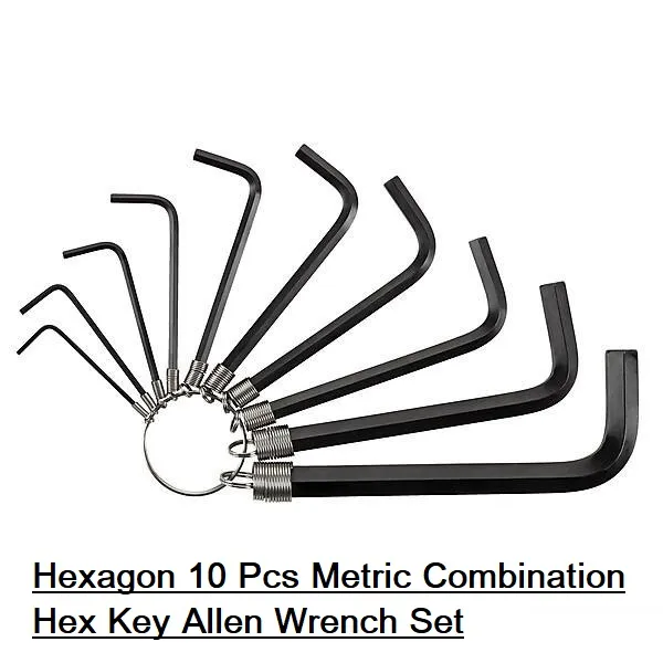 10Pcs%20SET%20Keyring%20With%20Hexagon%2010%20Pcs%20Metric%20Combination%20Hex%20Key%20Allen%20Wrench%20Set%201mm%20To%2010mm%20Keyring%20Hand%20Bicycle%20Repair%20Tools%20Sets%20-%20Image%204