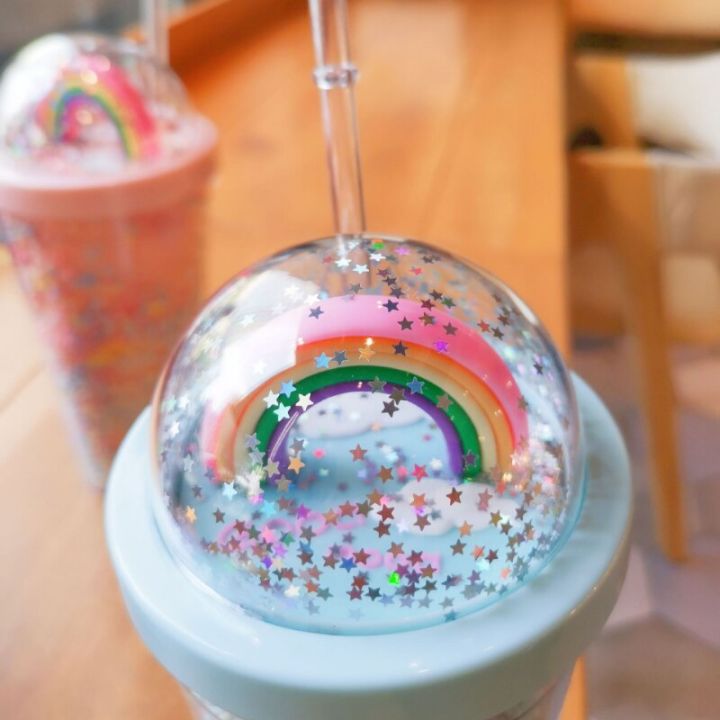 Cartoon%20Cute%20Rainbow%20Cup%20with%20Straw%20Girl%20Water%20Bottle%20Double%20Plastic%20BPA%20Free%20cute%20Juice%20Milk%20Coffee%20550ml%20Drinking%20Tumbler%20-%20Image%204
