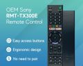 Sony All Model Led Tv Remote including Bravia TX-300E.