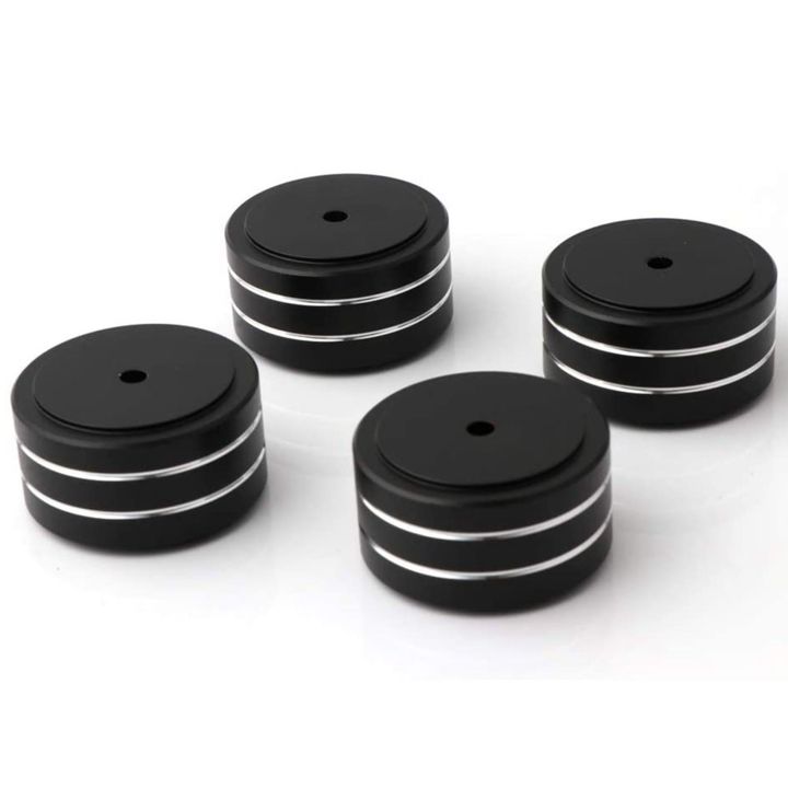 8Pcs%2040X20Mm%20Aluminum%20HiFi%20AMP%20Speaker%20Isolation%20Stand%20Turntable%20DAC%20Feet%20Pad%20-%20Image%203