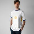 Barcelona white jersey 25 half sleeve for man. 