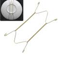4 PCS Expandable Metal Wall Plate Display Rack for Decorative Plates. 