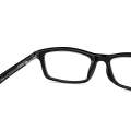 Clear eyeglasses with Minus Power -0.25 Negative Power Glasses For Unisex UniFocal (Full Glass Power) Slim Light Weight Small Plastic Rectangular Frame Clear Lens Glasses .. 