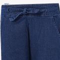 Stylish Women’s Soft Denim Plazzo Pants dark blue ..