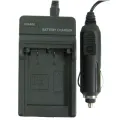 Digital Camera Battery Charger for OLYMPUS Li-10B/ Li-12B/ DBL10(Black). 