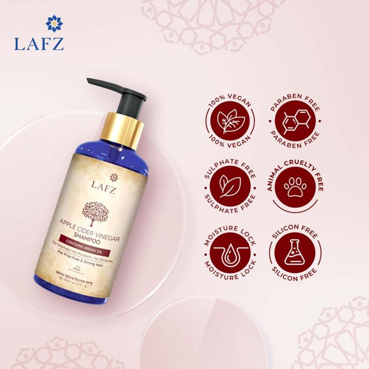 Lafz%20Apple%20Cider%20Vinegar%20Halal%20Certified%20Shampoo%20200ml%20-%20Image%205