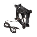 120MM 5V USB Fan Powered PC Router Fans With Stepless Speed Controller High Airflow Cooling Fan For Router Modem Receiver-Cola Kids. 