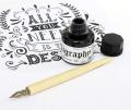 Isomars Dip Pen Wooden Manga Holder Set. 