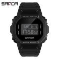 SANDA Watch 293 Digital Watch Men Women 50M Waterproof Sports Watches Male Ladies Clock Electronic Square Watch Lover's Wrist.