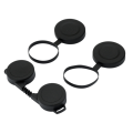 Binoculars Protective Rubber Objective Lens Caps Binocular Eyepiece Lens Cover Telescope Cover Lens Protection B. 