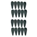 Universal EVO-Style ABS Roof Shark Fins Vortex Generator 10pc.