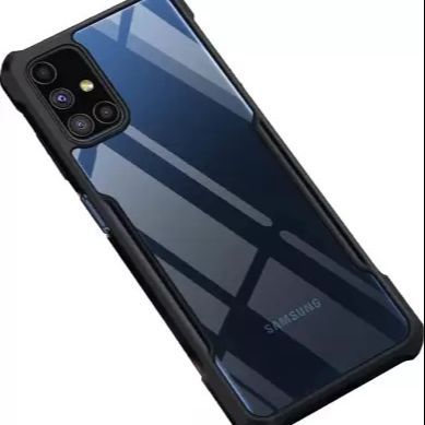 For Samsung Galaxy M51 Shockproof TPU Bumper Hard Clear Acrylic