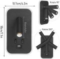 Bedside Wall Lamp, LED Wall Light, Wall Mounted Reading Light with Switch and USB Port, Rotatable Wall Sconce Wall Spotlight.