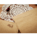 36 Pcs Vintage Kraft Paper Writing Paper European Style Paper for Letter Writing Letter Paper Stationery, Number 3. 