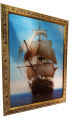 5D Ship on Ocean Wallpaper – Realistic Ocean Scene for Home Décor (334499) – Stunning Wall Art by TechLimb. 