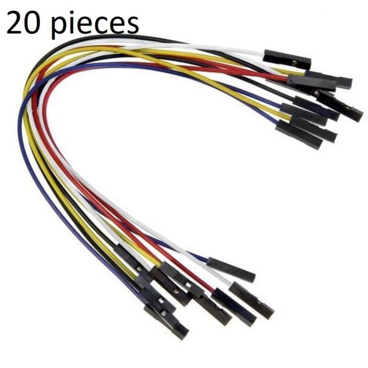 20pcs Female to female Dupont Wire Jumper Cable for Breadboard