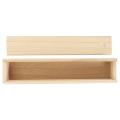 Wood Box Wood Packing Box Wood Storage Case Sliding Lid Wood Storage Box for Jewelry Seal. 