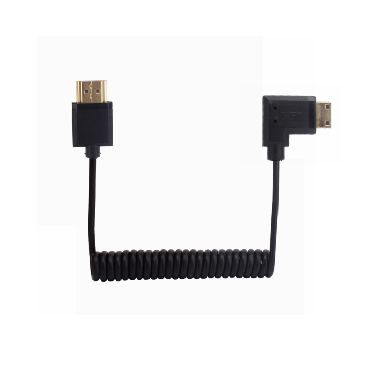 HDMI%20TO%20mini%20HDMI%20Right%20&%20Left%20Angle%20V2.0%20stretch%20DSLR%204K%20HD%20Spring%20cable%20tablet%20laptop%20camera%20connected%20to%20monitor%20TV%20HD%20cable%20-%20Image%204