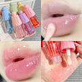 【Daily Deals】 1Pcs Pudding Jelly Lip Gloss Lip Glaze Makeup Long Lasting Pearl Glitter Lipstick Transparent Moisturizing Shine Lip Gloss Care. 