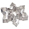3pcs Metal Snowflake Baby Biscuit Cookie Cutter Fondant Cake Mould -. 