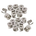 75 Pcs Furniture Connecting Cam Lock Fittings, Furniture Connecting Fastener Cabinet Connectors Hardware Bolts. 