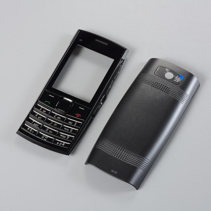 For Nokia X2-02 Full Complete Mobile Casing / Housing With Body & Keypad - Phone Back Cover - Camera