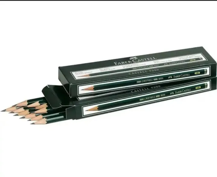 Faber-Castell-%20Castell%209000%20Graphite%20Pencil,%206B%20-%201%20Pcs%20-%20Image%203
