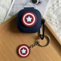 Caroton Silicone Case for Jbl Wave Flex / Wave 300 Tws Earphone Protector Cover for Jbl Live Flex Headphone Bags with Keyring. 