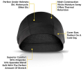 Helmet Inner Cap - Enhance Comfort with This Easy-to-Maintain Accessory for Your Helmet-Anti-microbial and deodorant polyester. 