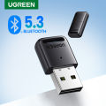 UGREEN USB Bluetooth 5.3 5.0 Dongle Adapter for PC Speaker Wireless Mouse Music Audio Receiver Transmitter aptx Bluetooth 5.0. 