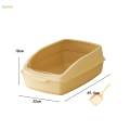 Cat Toilet Large for Medium Large Cats Small Pets Yellow. 