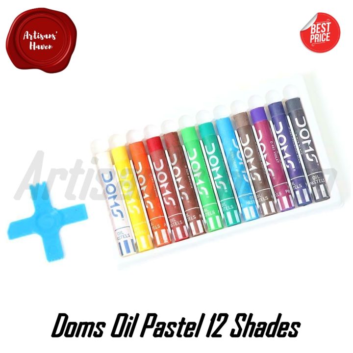 Doms%20Oil%20Pastels%2012%20Colour%20Box%20For%20Artists%20-%20Image%203
