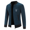 【NShisasN】High Quality Men Thicker Warm Stand-up collar Fit Cardigans Coats Men Cardigan Sweaters Jackets Winter Casual Sweatercoats3XL. 