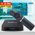 TX20 Pro Ultra HD Voice Control Smart Android TV Box 12K Bluetooth, Free Dish Channel Warranty. 